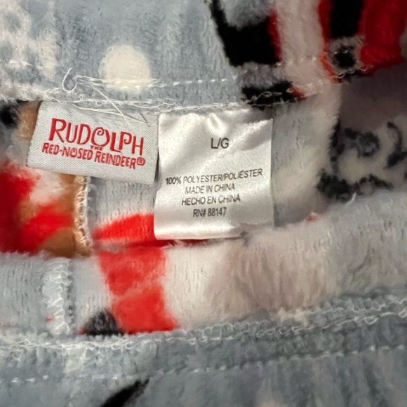 Rudolph The Red Nose Reindeer sweatshirt & fuzzy pants - Picture 3 of 3
